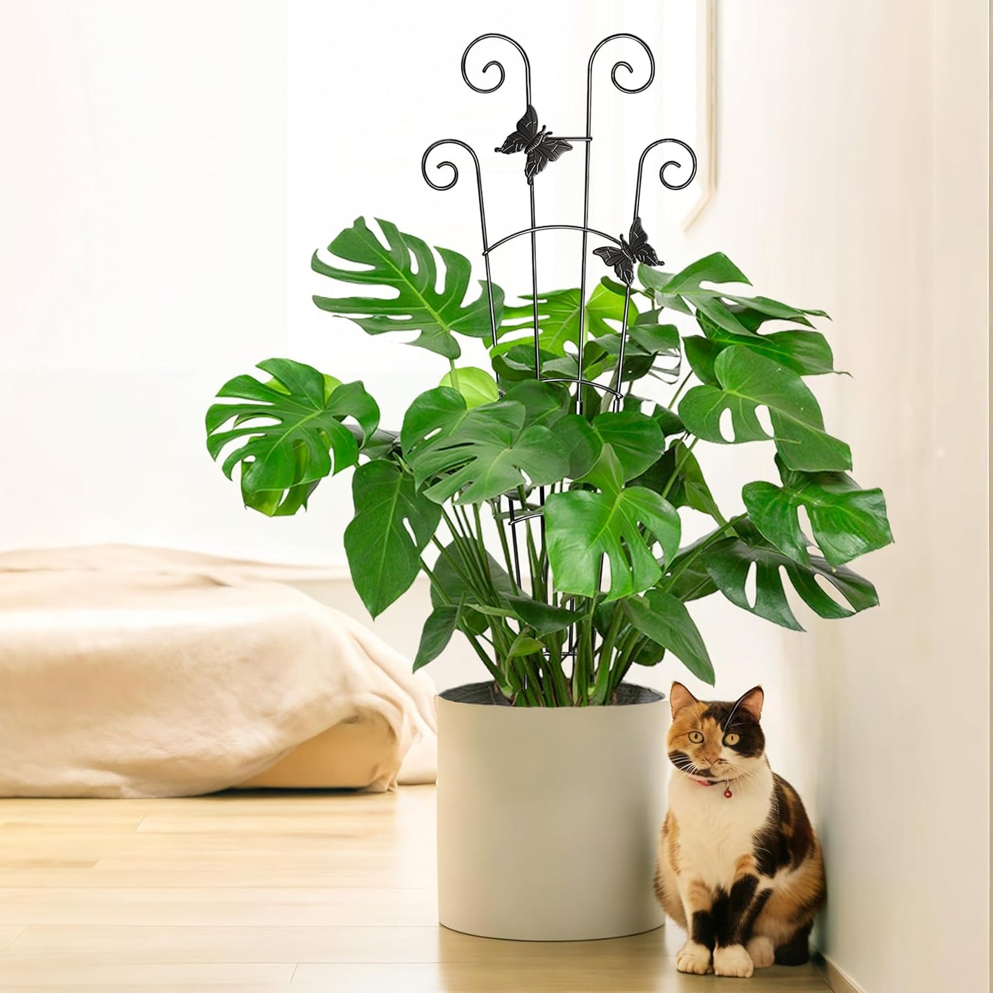 32.6in Monstera Plant Support Trellis for Indoor Plants, 2P
