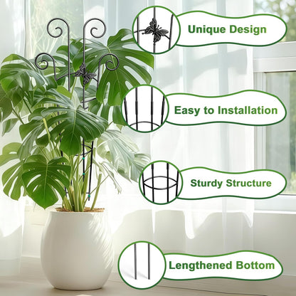 32.6in Monstera Plant Support Trellis for Indoor Plants, 2P