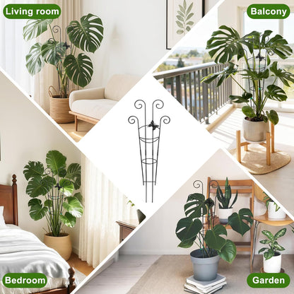 32.6in Monstera Plant Support Trellis for Indoor Plants, 2P
