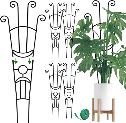 32.6in Monstera Plant Support Trellis for Indoor Plants, 2P