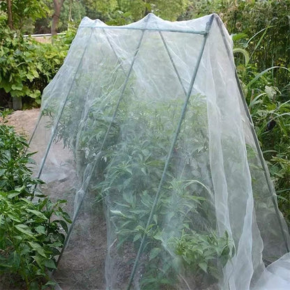 Garden Netting 6'x10' Insect Pest Barrier Bird Netting for Garden Protection,Row Cover Mesh Netting for Vegetables Fruit Trees and Plants,White - Colors A