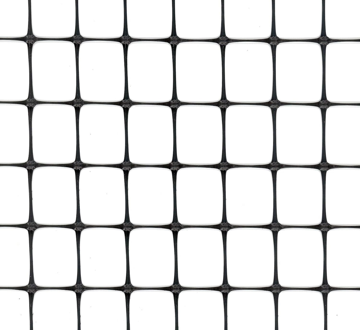 Multi-Purpose Netting - Black Plastic Mesh Netting - 2' x 25' - Polyethylene