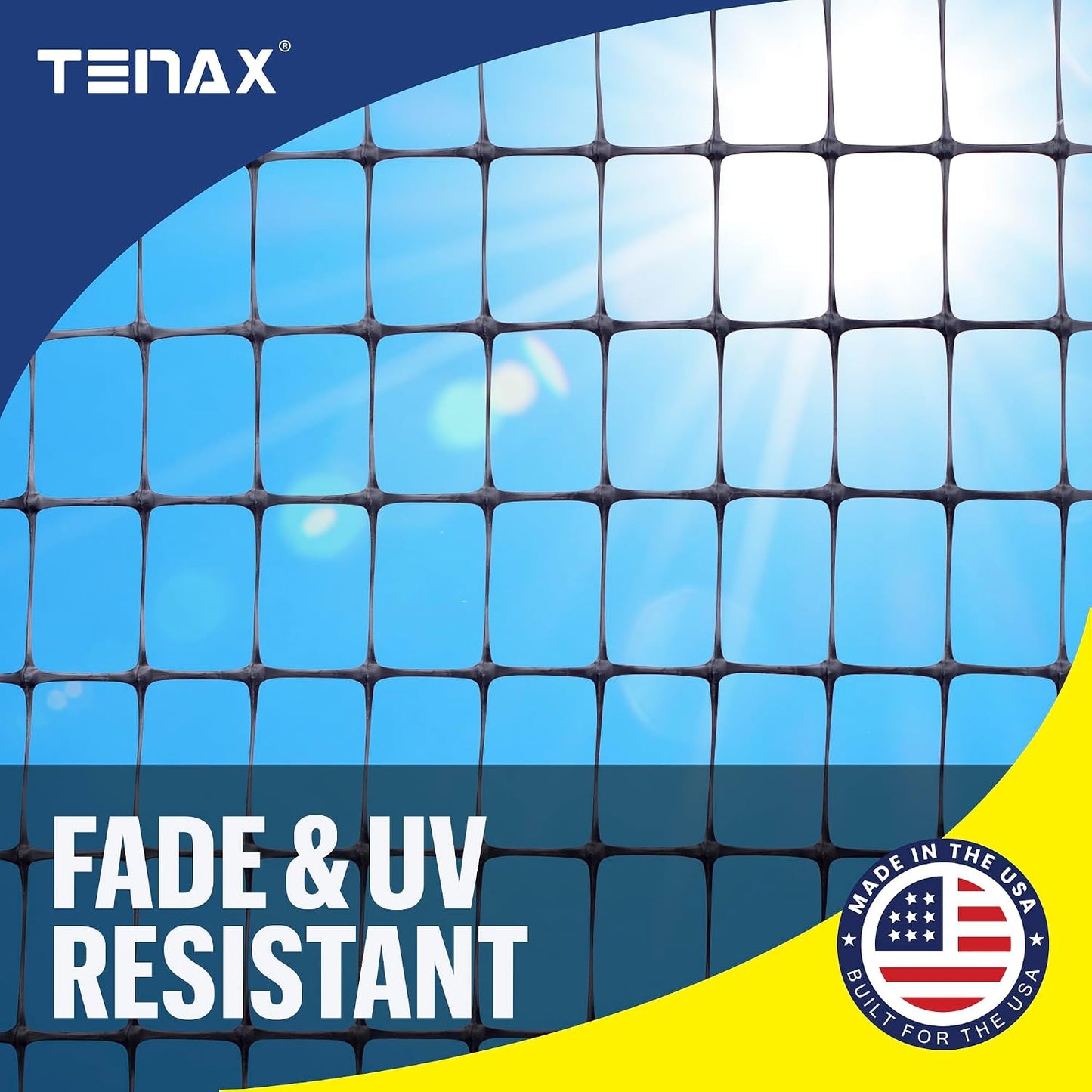 Multi-Purpose Netting - Black Plastic Mesh Netting - 2' x 25' - Polyethylene