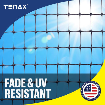 Multi-Purpose Netting - Black Plastic Mesh Netting - 2' x 25' - Polyethylene