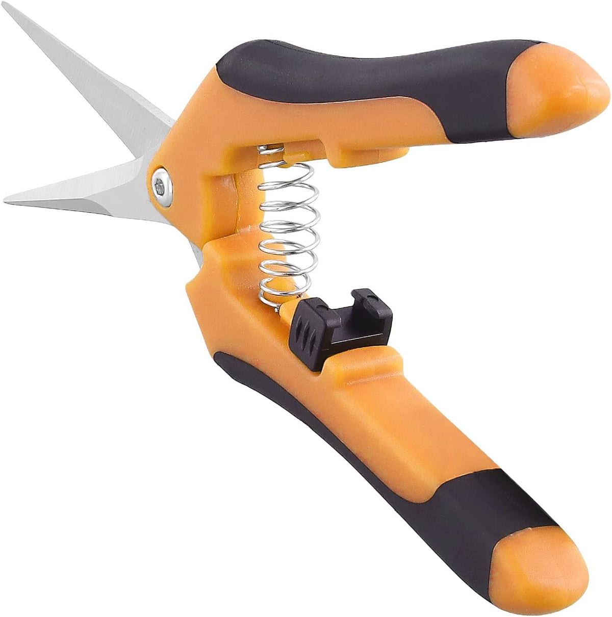 15 PCS 6.5 inch Garden Trimming Scissors, Gardening Hand Pruners with Straight Stainless Steel Precision Blades, Pruning Shears for Flowers Branches Precise Cuts, Green
