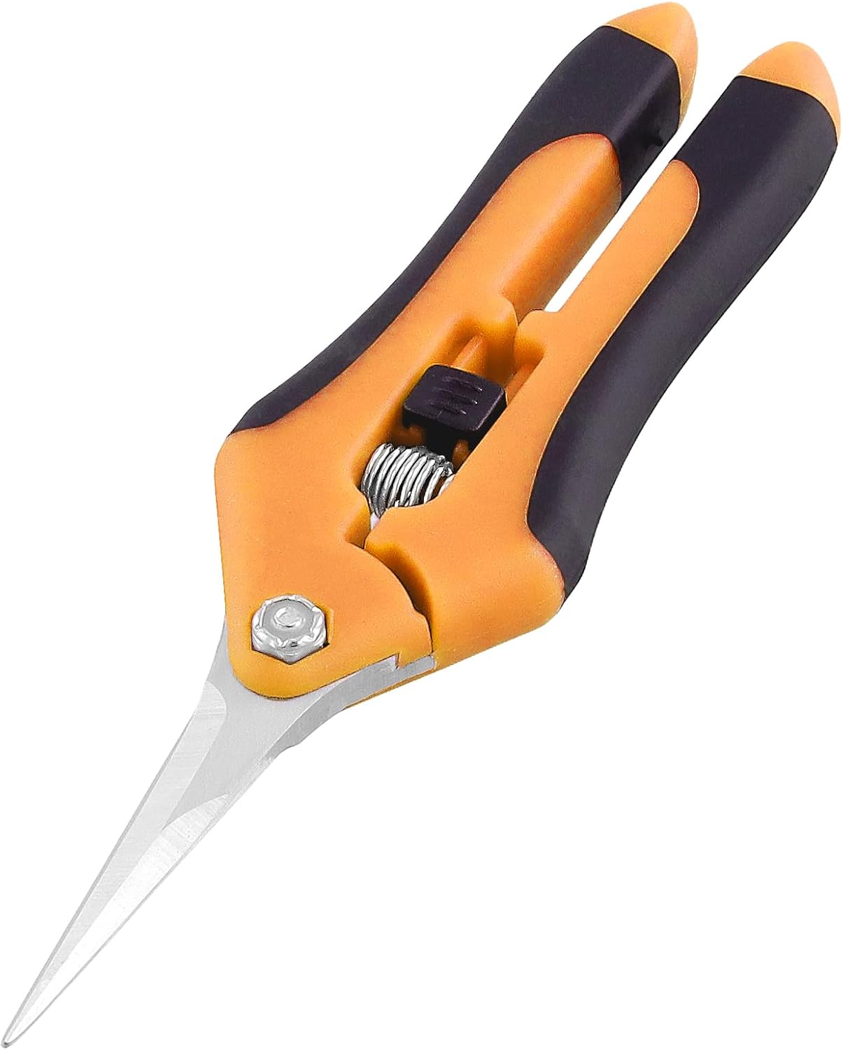 15 PCS 6.5 inch Garden Trimming Scissors, Gardening Hand Pruners with Straight Stainless Steel Precision Blades, Pruning Shears for Flowers Branches Precise Cuts, Green