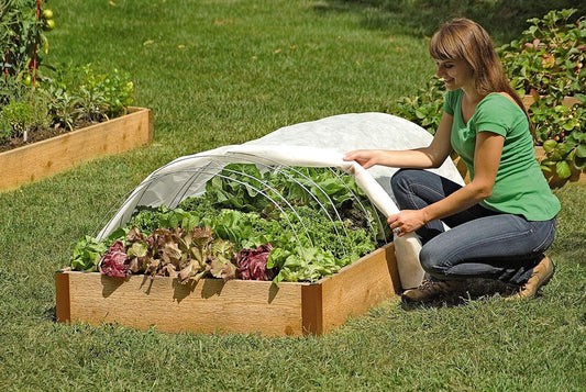 Garden Hoops Grow Tunnel Support | Greenhouse Arch Frame for Raised Bed Plants & Vegetable Planter Box | 58" L x 4" W (Set of 6)