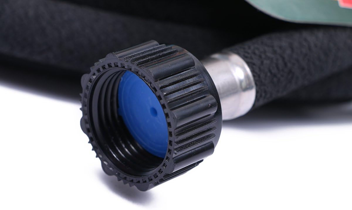 1/2" Soaker Hose Kit 75 ft Round Rubber Garden Soaker Hoses, Heavy Duty Drip Hose for Watering Irrigation, Water Seeper Soaker Hoses for Garden, Lawn and Plants