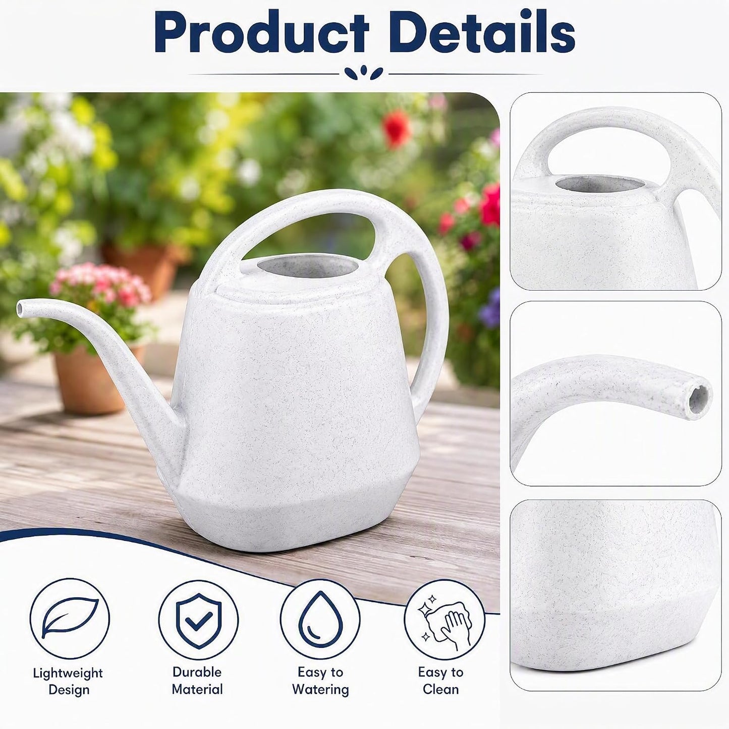 Plastic Watering Can, 1-Gallon
