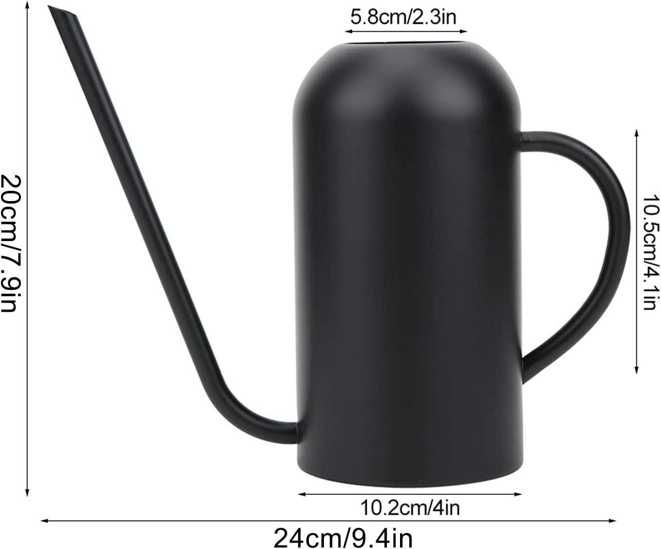 Long Spout Watering Can, 1.5L/50oz Stainless Steel Sprinkling Can Pot for Indoor Plants House Plants Flower Watering Pot Outdoor for Succulent Bonsai Garden