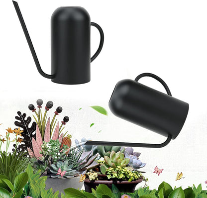 Long Spout Watering Can, 1.5L/50oz Stainless Steel Sprinkling Can Pot for Indoor Plants House Plants Flower Watering Pot Outdoor for Succulent Bonsai Garden