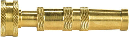 Heavy-Duty Brass Hose Nozzle, Adjustable Twist Hose Nozzle, Jet Sweeper Nozzle, Garden Sprayer