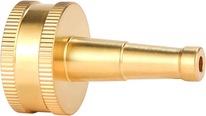 Heavy-Duty Brass Hose Nozzle, Adjustable Twist Hose Nozzle, Jet Sweeper Nozzle, Garden Sprayer