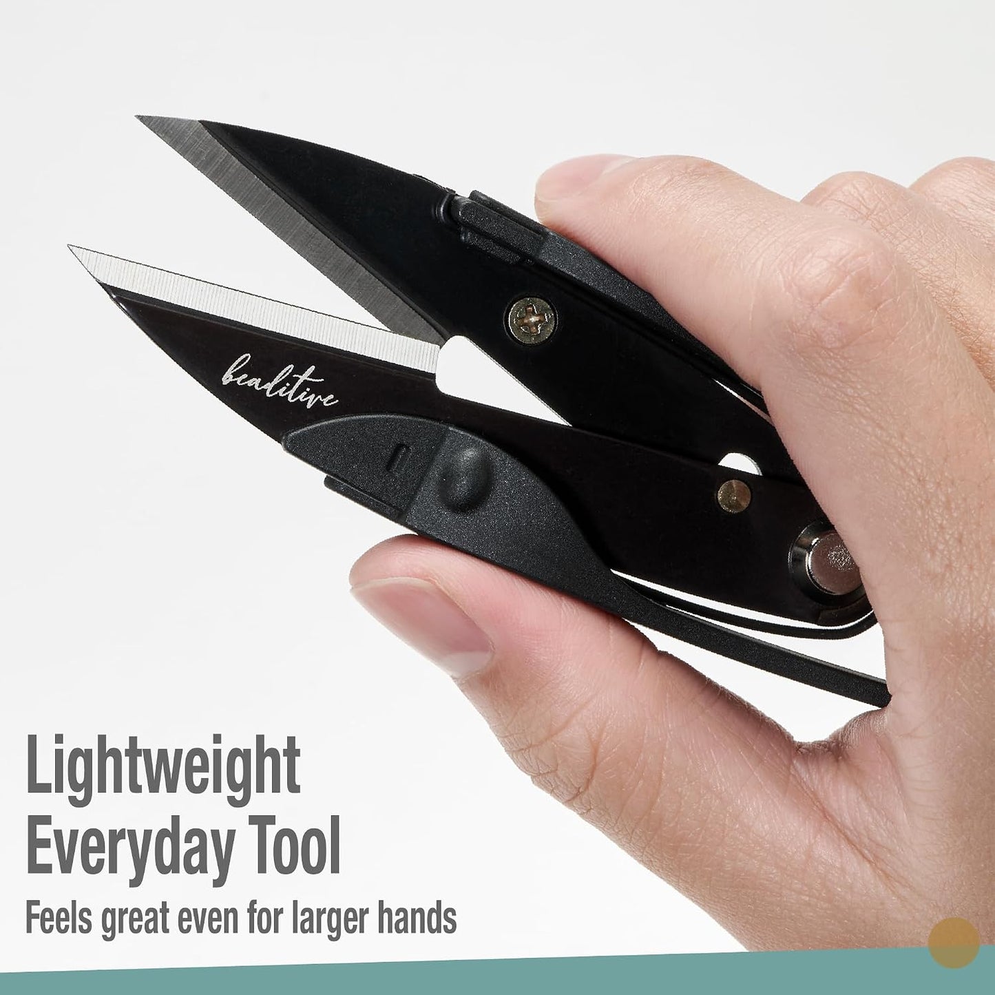 Premium Thread Snips - Thread, Yarn, Embroidery Snipper for Sewing, Quilting, Knitting, Jewelry Making - High-Carbon Steel Blades with Protective Cap and Lanyard