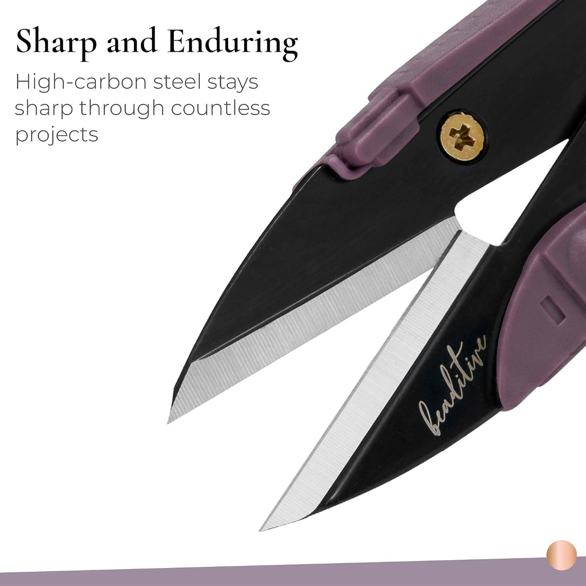 Premium Thread Snips - Thread, Yarn, Embroidery Snipper for Sewing, Quilting, Knitting, Jewelry Making - High-Carbon Steel Blades with Protective Cap and Lanyard