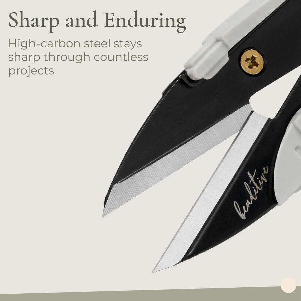Premium Thread Snips - Thread, Yarn, Embroidery Snipper for Sewing, Quilting, Knitting, Jewelry Making - High-Carbon Steel Blades with Protective Cap and Lanyard