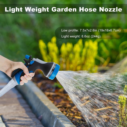 Garden Hose Nozzle with Adjustable 10 Watering Patterns Hose Spray Nozzle