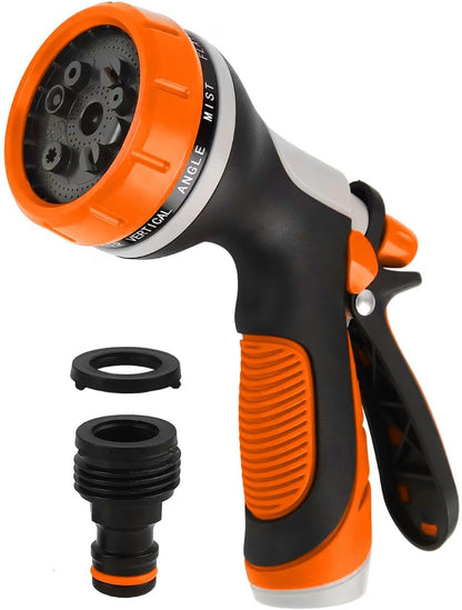 Garden Hose Nozzle with Adjustable 10 Watering Patterns Hose Spray Nozzle