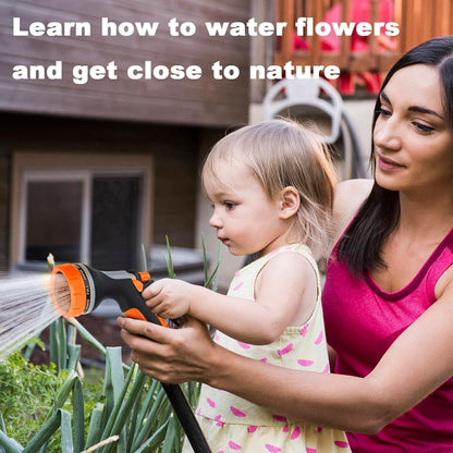 Garden Hose Nozzle with Adjustable 10 Watering Patterns Hose Spray Nozzle