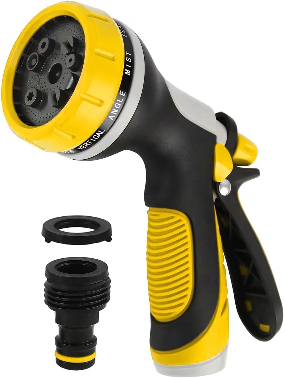 Garden Hose Nozzle with Adjustable 10 Watering Patterns Hose Spray Nozzle