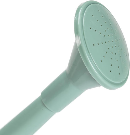 Watering Can for Indoor Plants - Green 1.8L (1/2 Gallon) Small Watering Can with Long Spout - Shower Nozzle Adjustable Water Flow - Lightweight, Durable for Houseplants, Garden