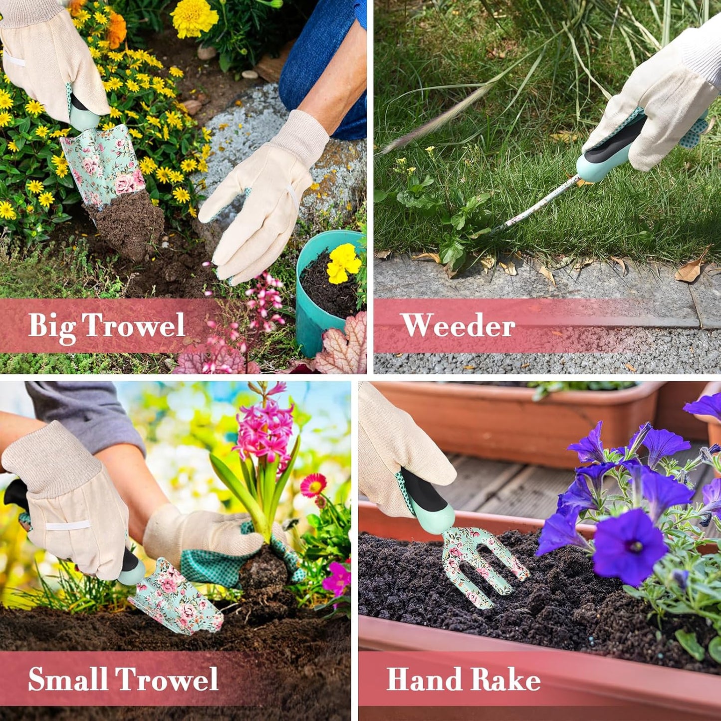 11Pcs Floral Gardening Tools Set, for Women Mom