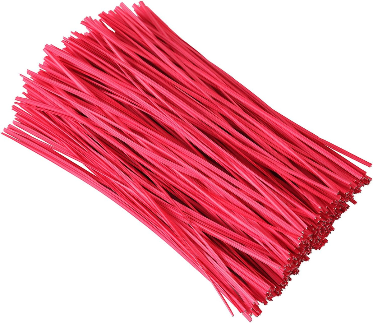 300 Pcs 6 inch Green Plastic Twist Ties, Cable Ties, for Bags, Gardening Tools