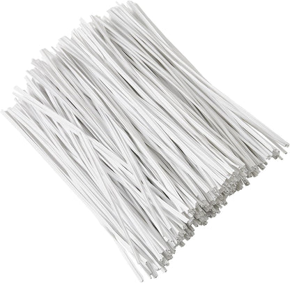 300 Pcs 6 inch Green Plastic Twist Ties, Cable Ties, for Bags, Gardening Tools