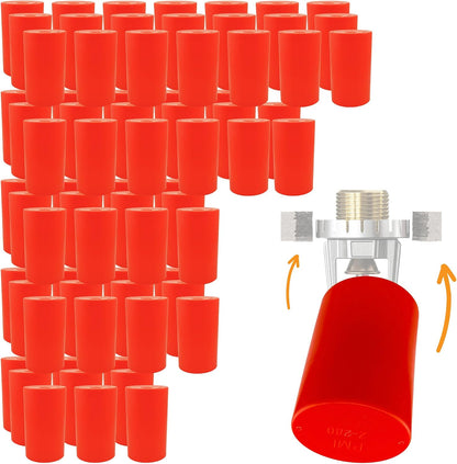 Fire Sprinkler Head Paint Cover - Head Protector, Head Covers for Painting, Protection Covers for Ceiling Pop Out, Head Guard and Head Paint Protection for Covering Recessed Sprinkler Heads - 72 PK