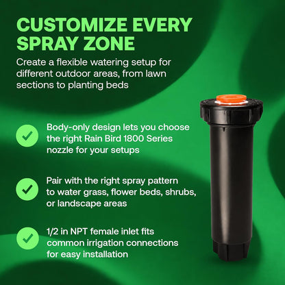1804LN 4 in Pop-Up Irrigation Sprinkler Body, No Nozzle 10 Pack