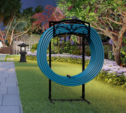 Alloy Steel Freestanding Garden Hose Holder for Yard Lawn