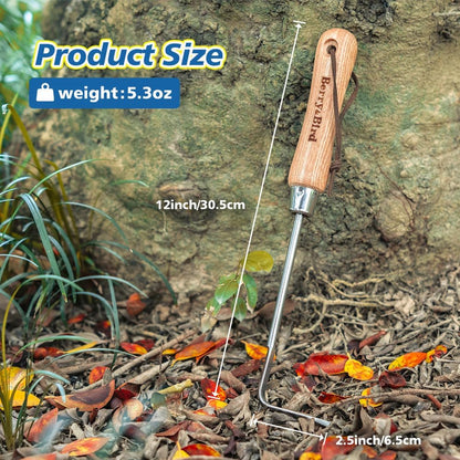 Garden Hook Weeder, L-Shape Single Claw Hook Crack Weeder