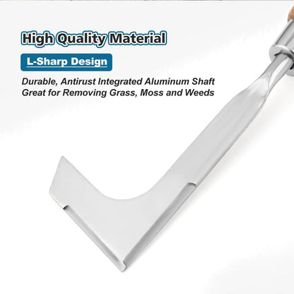 Garden Hook Weeder, L-Shape Single Claw Hook Crack Weeder