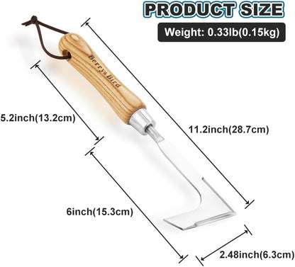 Garden Hook Weeder, L-Shape Single Claw Hook Crack Weeder