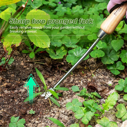 Garden Hook Weeder, L-Shape Single Claw Hook Crack Weeder