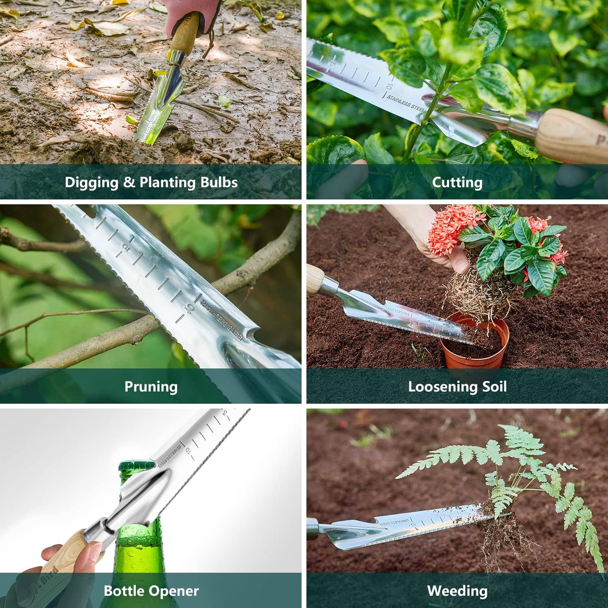 Garden Hook Weeder, L-Shape Single Claw Hook Crack Weeder