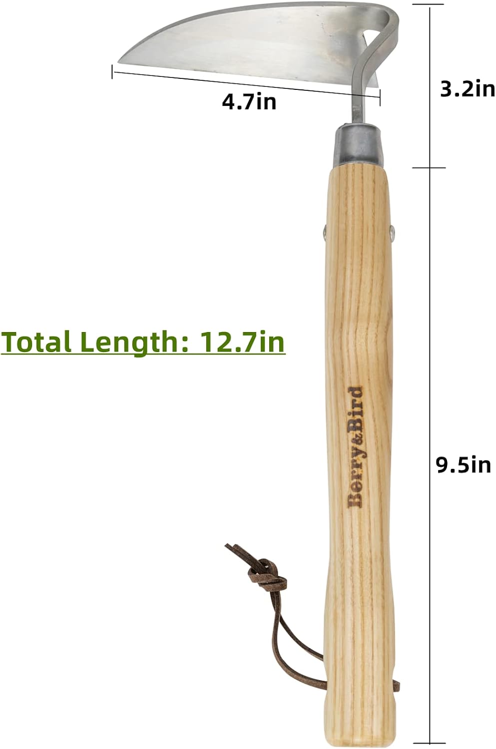 Garden Hook Weeder, L-Shape Single Claw Hook Crack Weeder