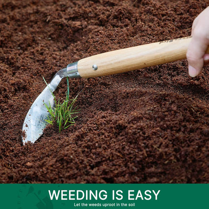 Garden Hook Weeder, L-Shape Single Claw Hook Crack Weeder