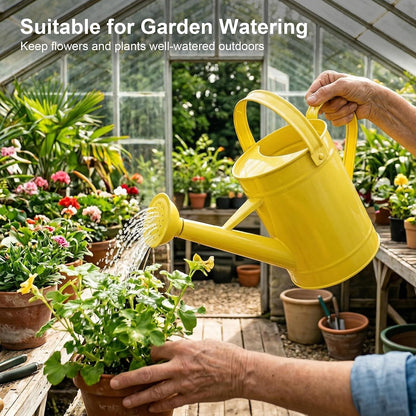 DUSVALLY 32oz Metal Watering Can for Indoor Plants, Long Spout Watering Can