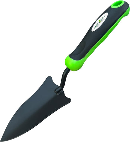 Transplanter Trowel Shovel - High Carbon Steel for Ultimate Strength - Rust Resistant - Ergonomic Grip - Perfect Hand Shovel Tool for Gardening Transplanting & Digging in Garden Beds
