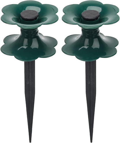 2Pcs Water Hose Reels for Outside, Garden Hose Guide Spikes Stakes
