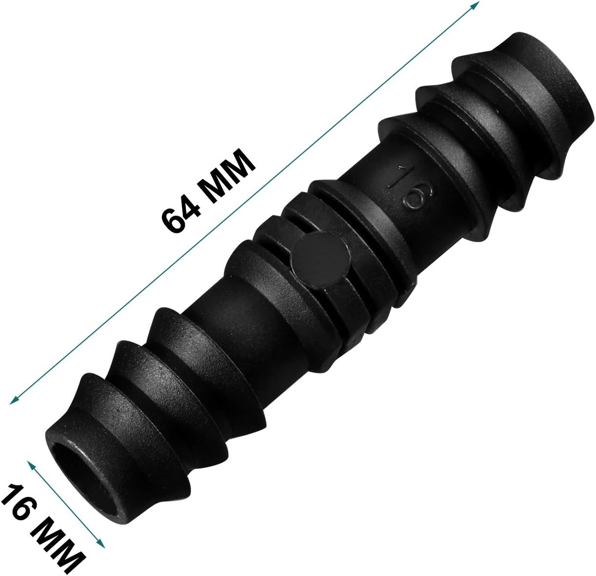 8 Pcs 1/2 Inch Soaker Hose Connectors for Drip Irrigation,Elbow
