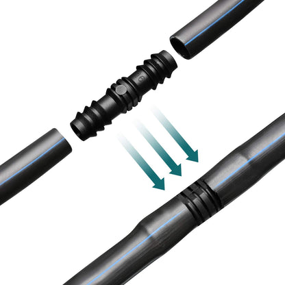 8 Pcs 1/2 Inch Soaker Hose Connectors for Drip Irrigation,Elbow
