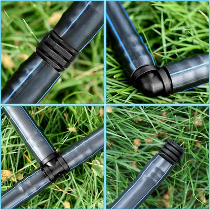 8 Pcs 1/2 Inch Soaker Hose Connectors for Drip Irrigation,Elbow