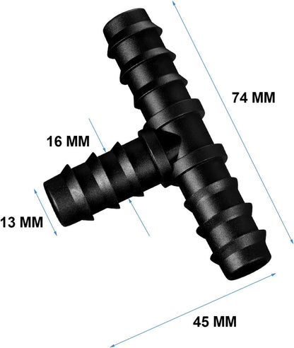 8 Pcs 1/2 Inch Soaker Hose Connectors for Drip Irrigation,Elbow