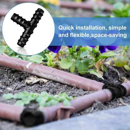 8 Pcs 1/2 Inch Soaker Hose Connectors for Drip Irrigation,Elbow