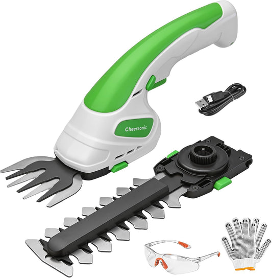Cordless Grass Shear & Hedge Trimmer 7.2V Green