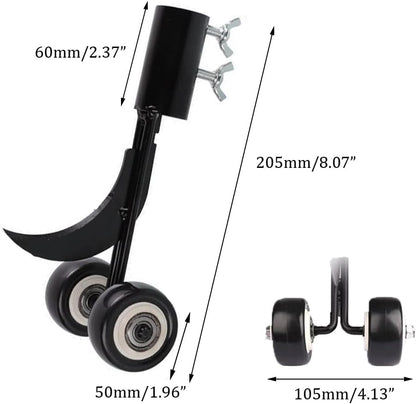 Weed Puller Tool with Wheels, Adjustable Weeding Tools Stand Up Weed Puller for Garden Patio Backyard Lawn Sidewalk Driveways Standing Weeds