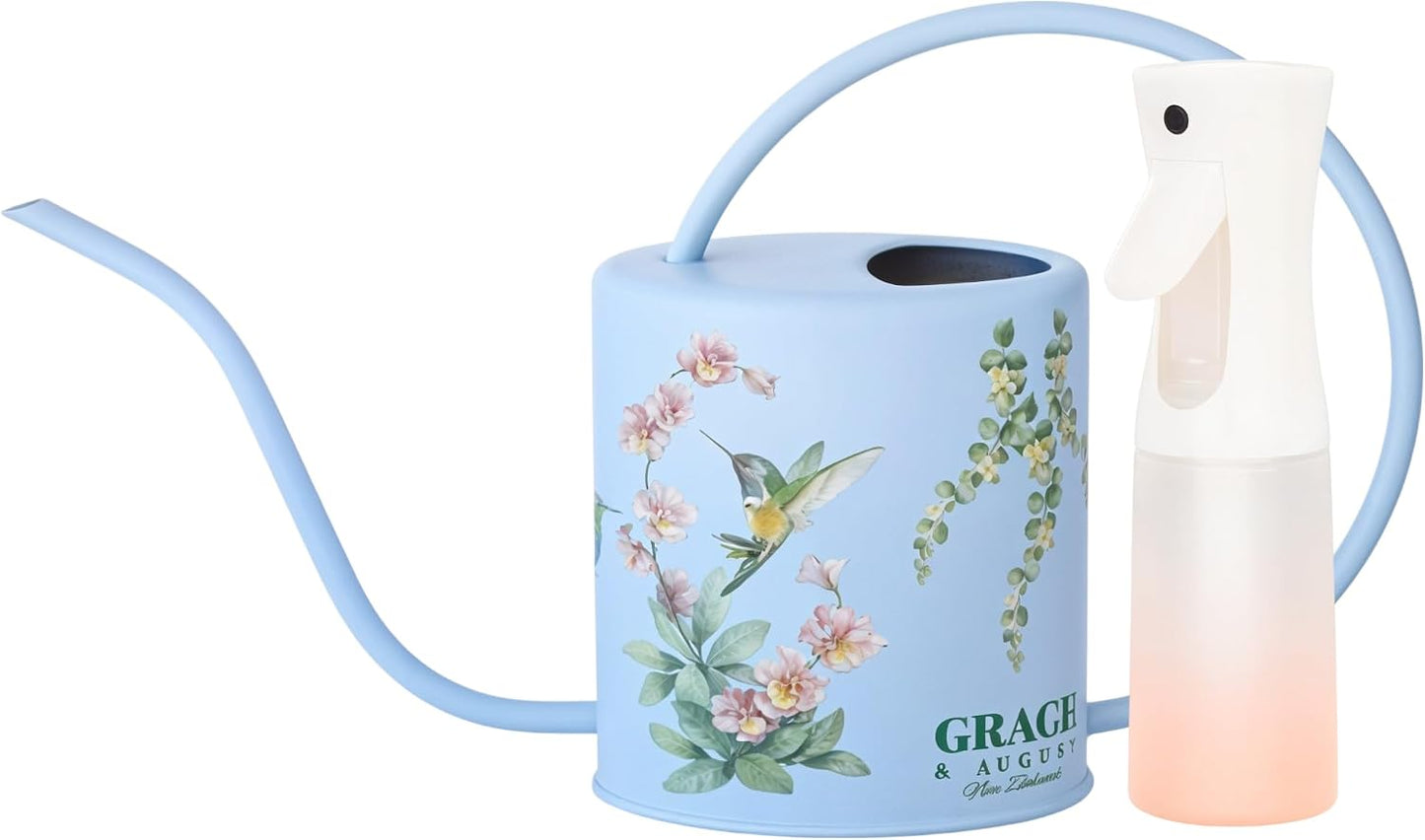 Indoor Watering Can & Mist Spray Bottle Set for Indoor Plants - Decorative