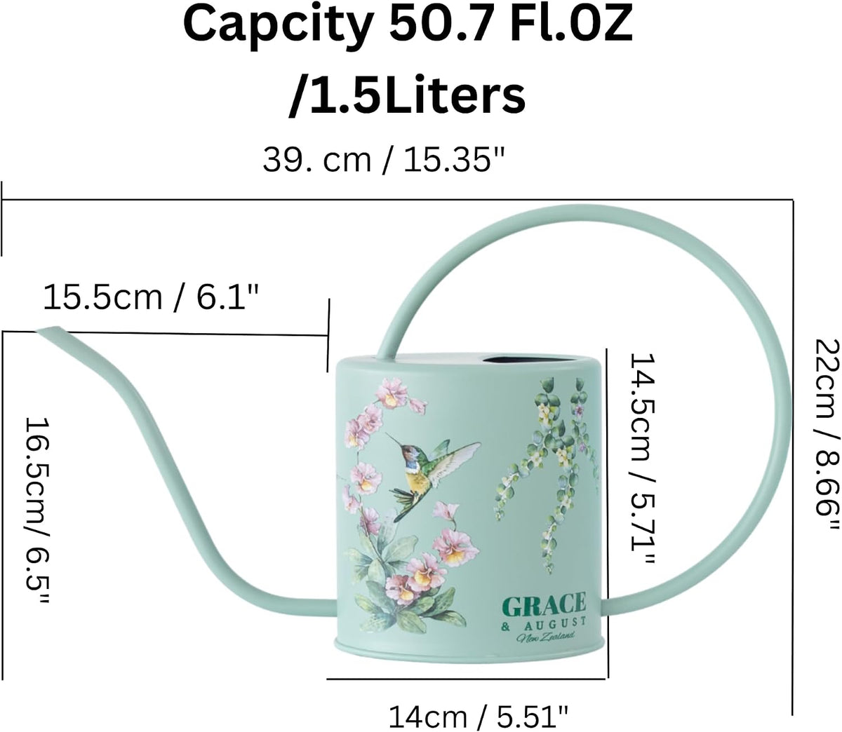 Indoor Watering Can & Mist Spray Bottle Set for Indoor Plants - Decorative